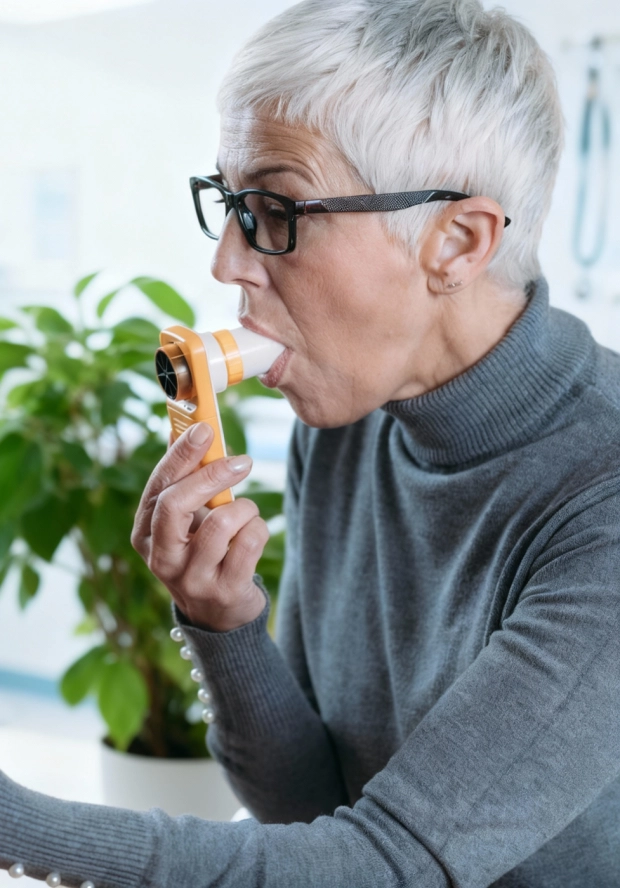 фото проведения спирометрии